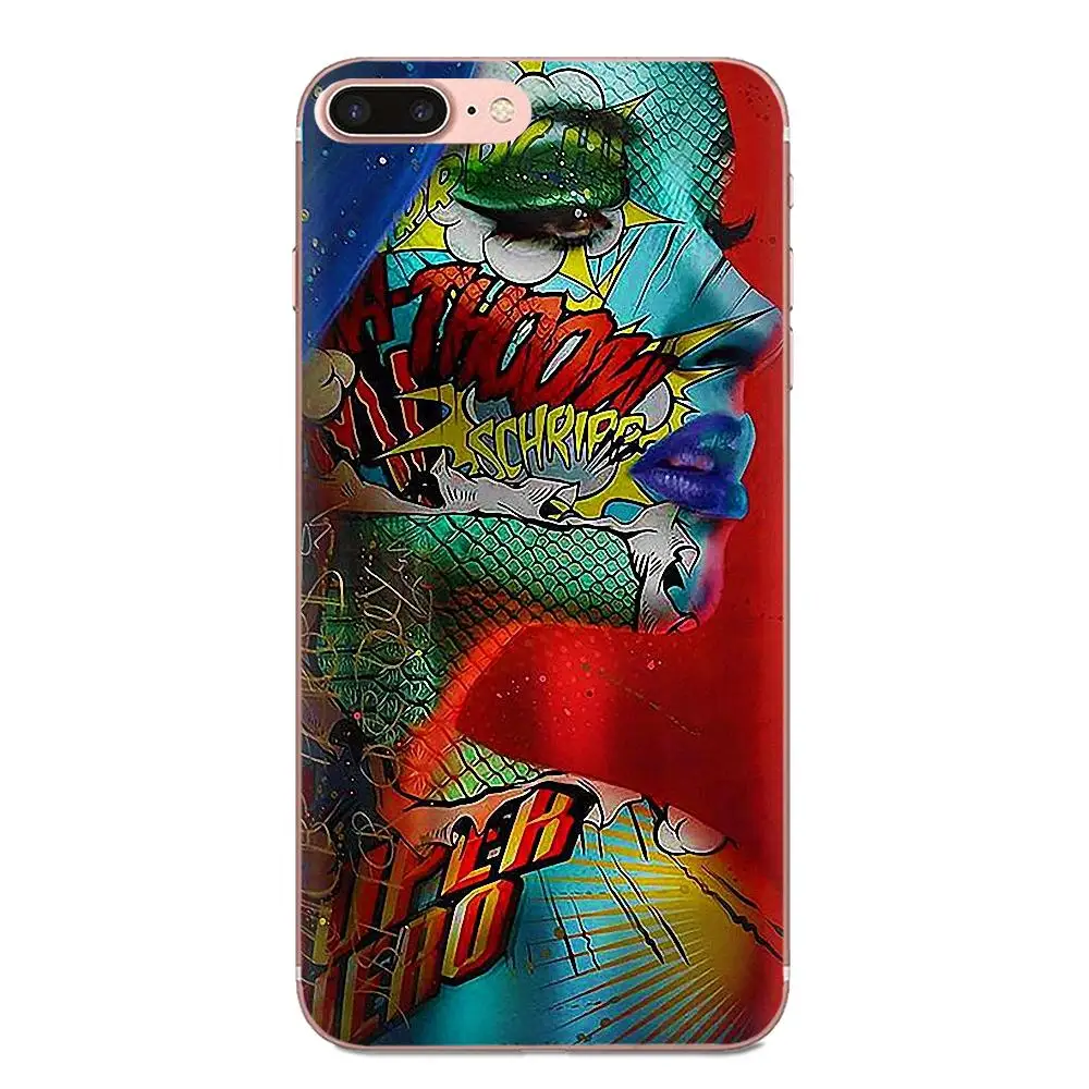 Artistic Colorful Girl Classic Print Phone Case For Galaxy Grand A3 A5 A7 A8 A9 A9S On5 On7 Plus Pro Star 2015 2016 2017 2018 | Мобильные