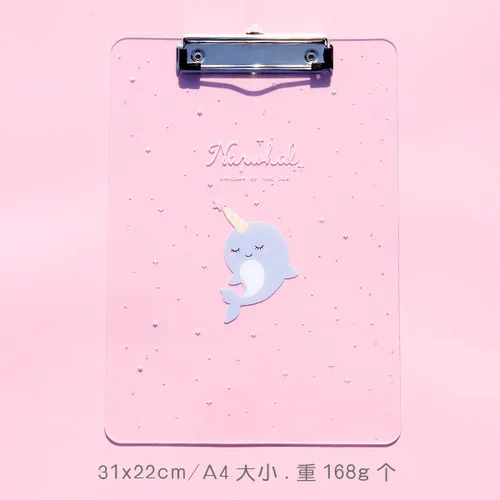 Blue dolphin ROWBOE симпатичные канцелярские принадлежности kawaii папка A4 доска папка офисные принадлежности коврик канцелярская акриловая письменная доска kawaii принадлежности - Цвет: Blue dolphin