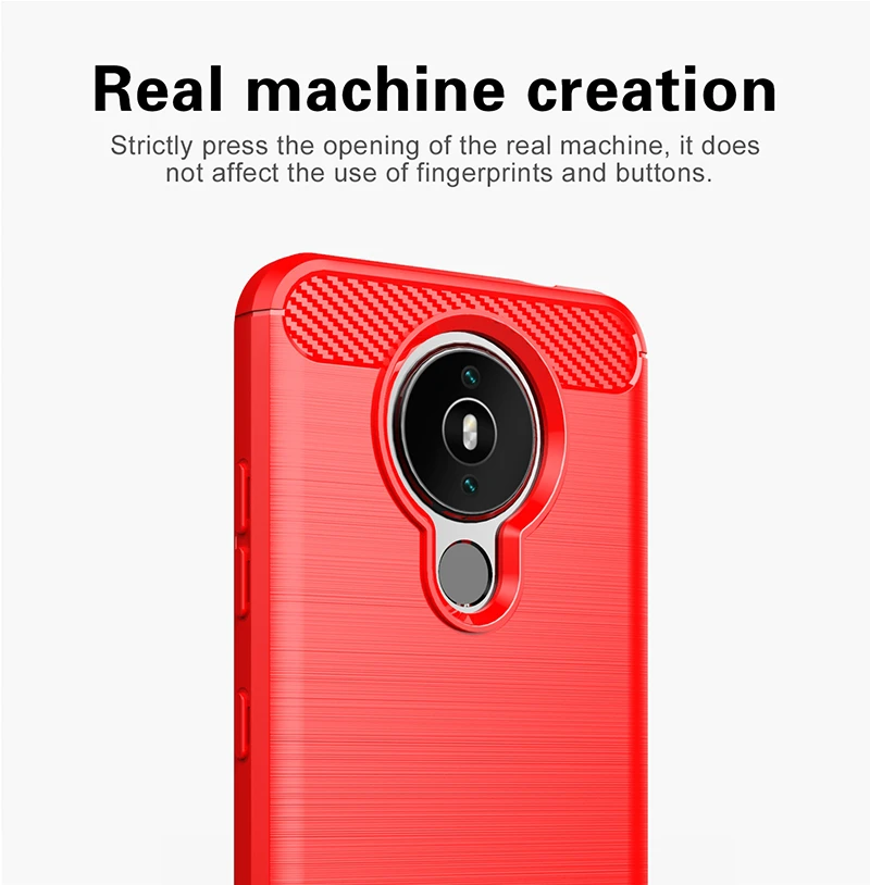 for nokia 5 4 case nokia 5 3 1 4 2 3 4 2 6 2 7 2 8 9 cover soft tpu rubber shockproof bumper carbon fiber phone case nokia 5 4 free global shipping