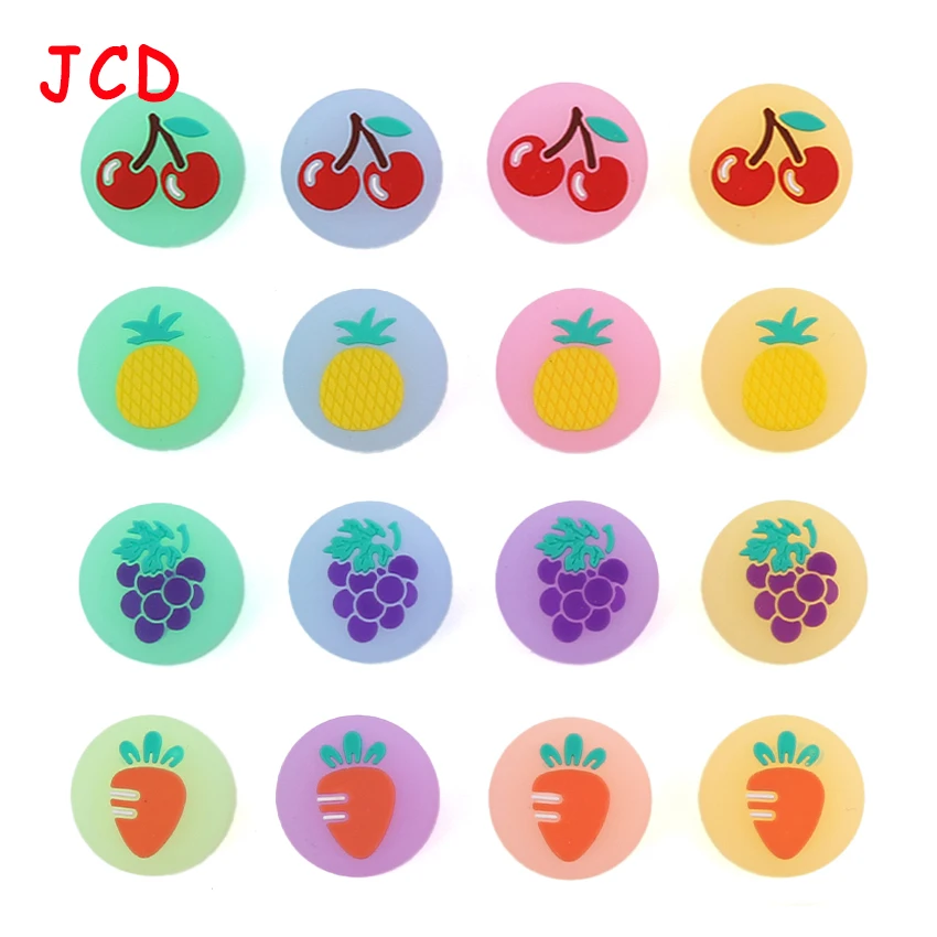 

1pcs For Switch Lite Joycon Controller Thumbstick Case Luminous Fruit jelly For Nintend Thumb Stick Grip Cap Joystick Cover