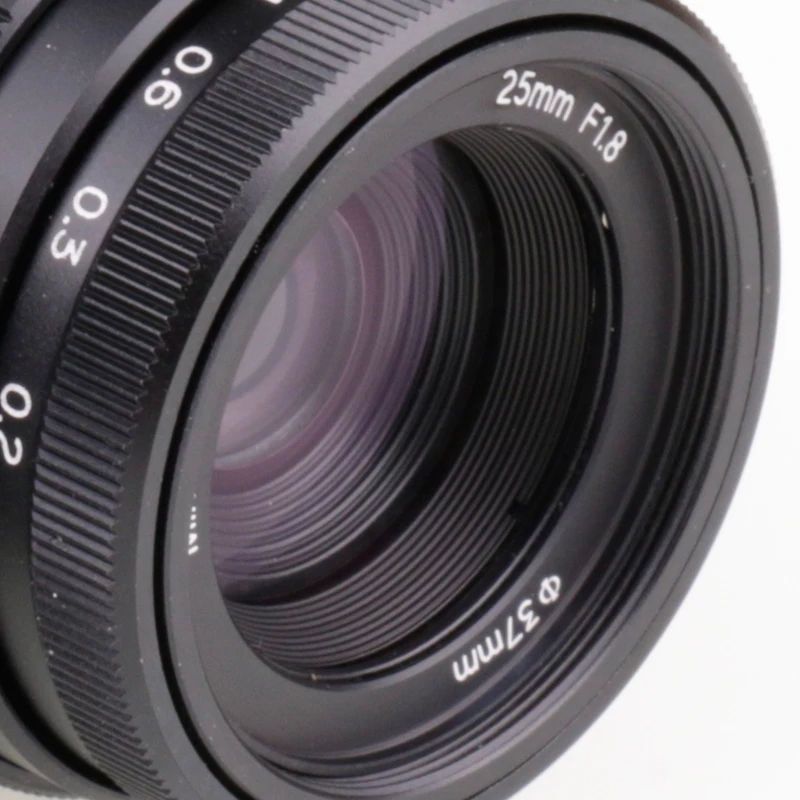 FUJIAN 25 мм f1.8 C mount CCTV Lens II объектив камеры для N1 Fujifilm FX NEX Micro 4/3 EOS M Черный Бесплатная
