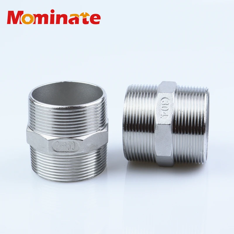 Трубопроводные фитинги из нержавеющей стали с двойной головкой и наружной