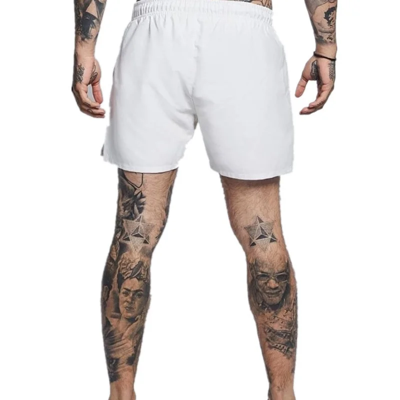 

2020 Summer Fashion Mark Men Sports Schools Shorts Sik Side Fitness Bodybuilding Short Broek Beach Shorts Side Shorts