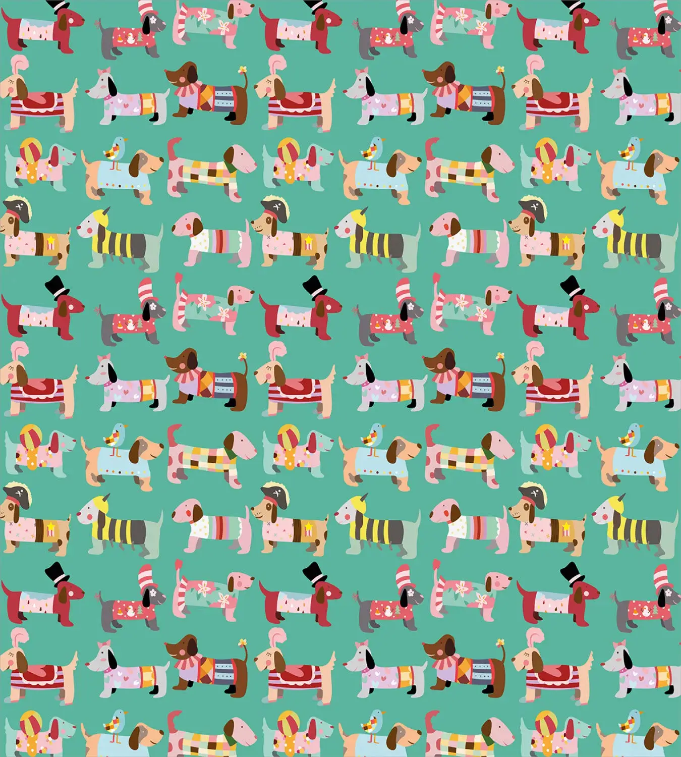 Dog Lover Duvet Cover Set Abstract Puppy Pattern with Human Clothing Fun Dress Theme Domestic Animals Decorative 2 Piece Bedding | Дом и сад