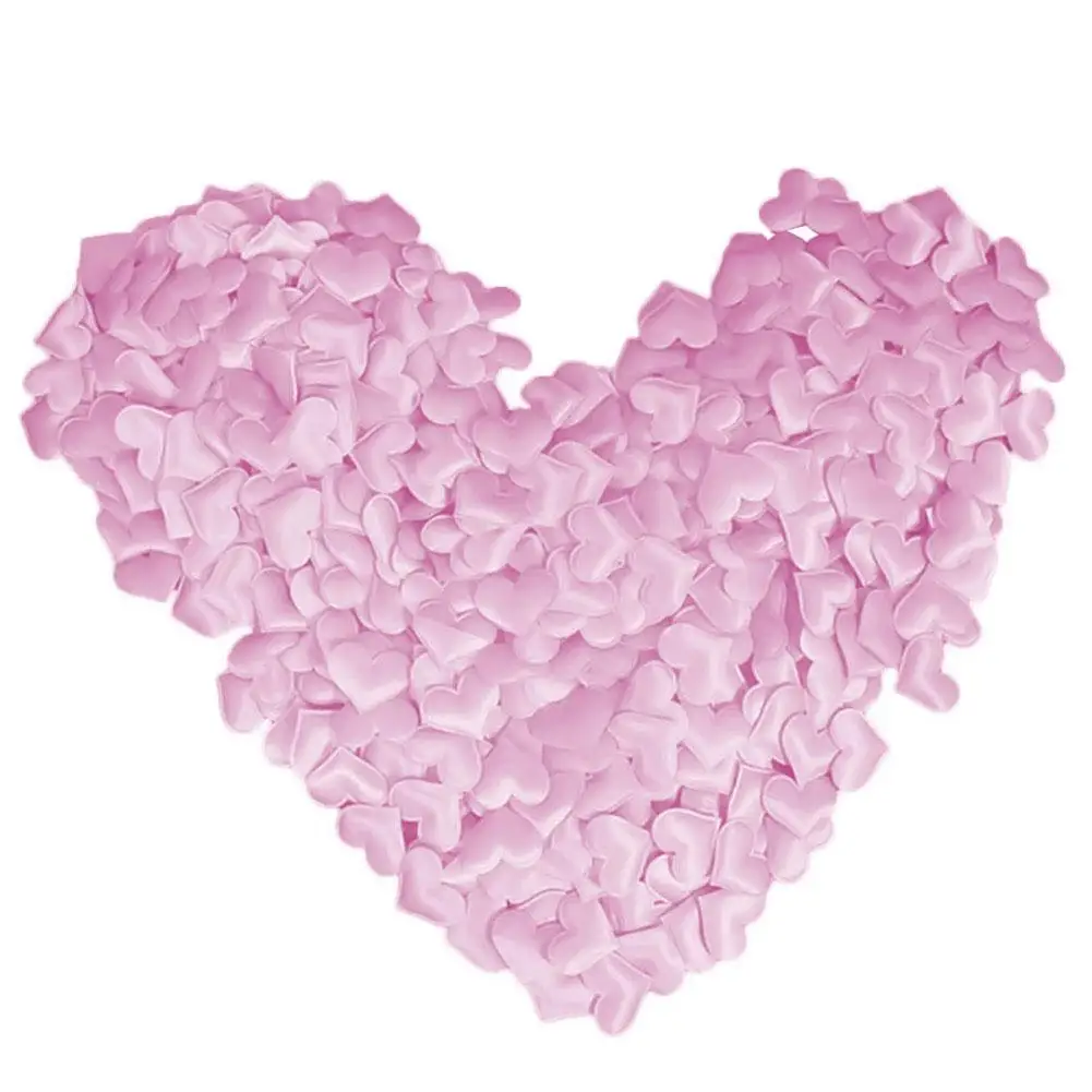 100 шт./лот губчатые лепестки в форме сердца для свадьбы декоративные ручной