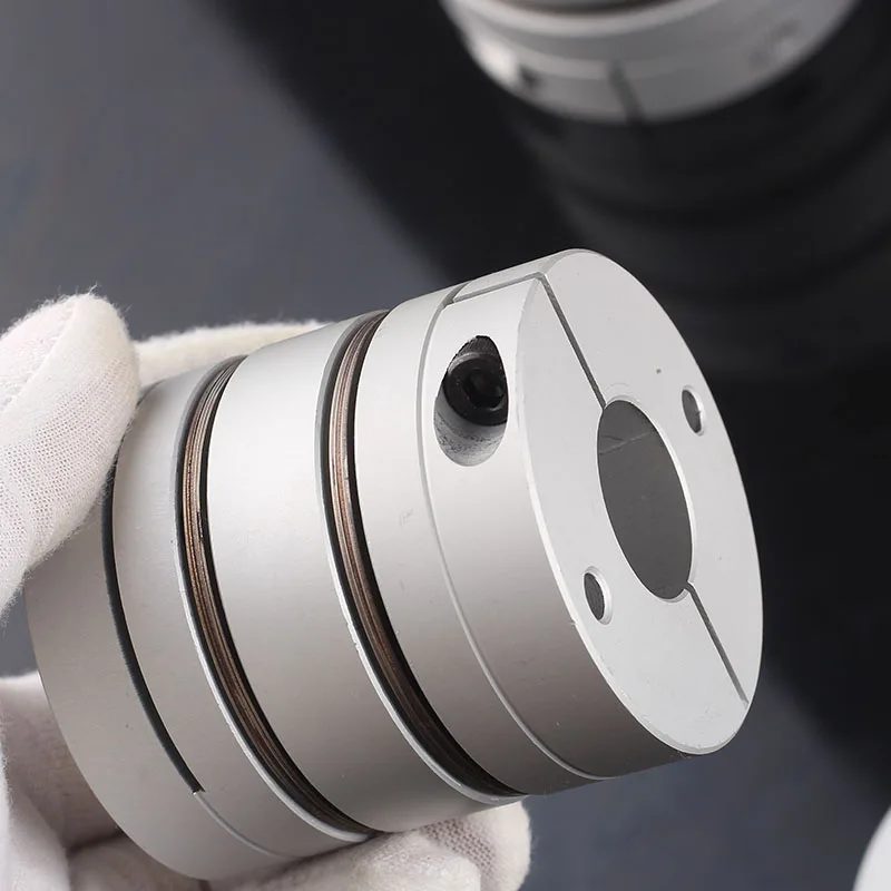 

Aluminum alloy D32 L41double diaphragm coupling elastic connector D32mm L41mm ball screw step servo motor encoder computer