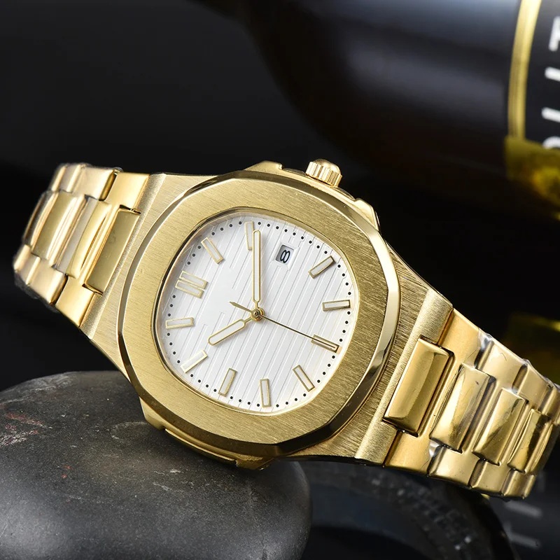 

Часы Мужские кварцевые в деловом стиле, модные деловые наручные, с стальным ремешком, подарок AAA