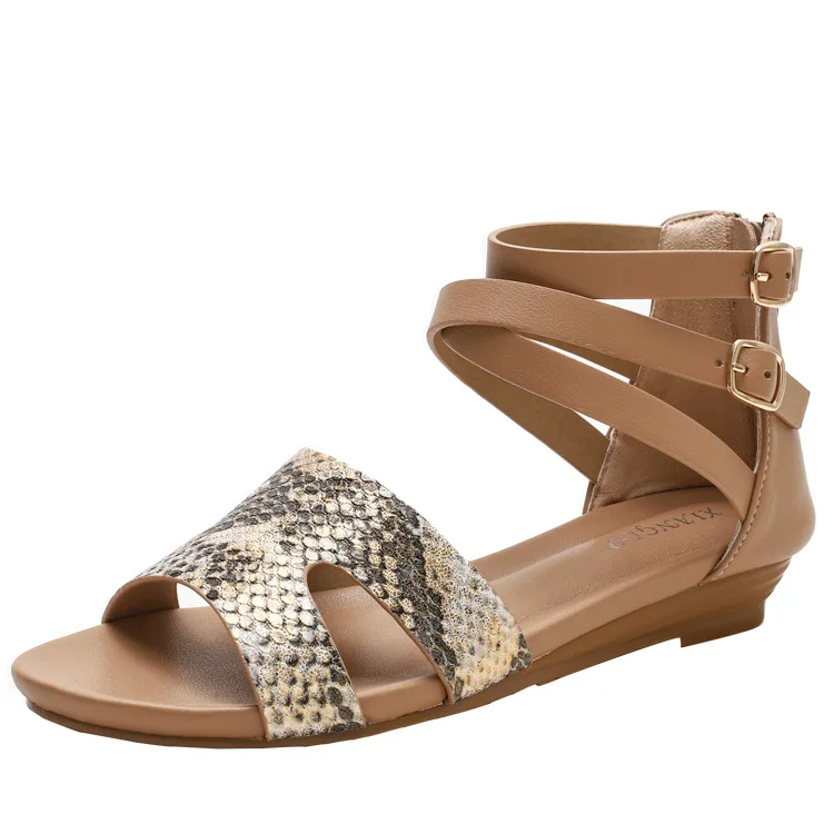 

New Women Platform Sandals Female Fish Mouth Platform Wedge Shoes Woman Lady Sexy Buckle Zipper Sandals Chaussures