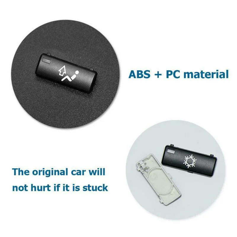 

Protector Ac climate control Air Conditioning Black Button Cover Parts