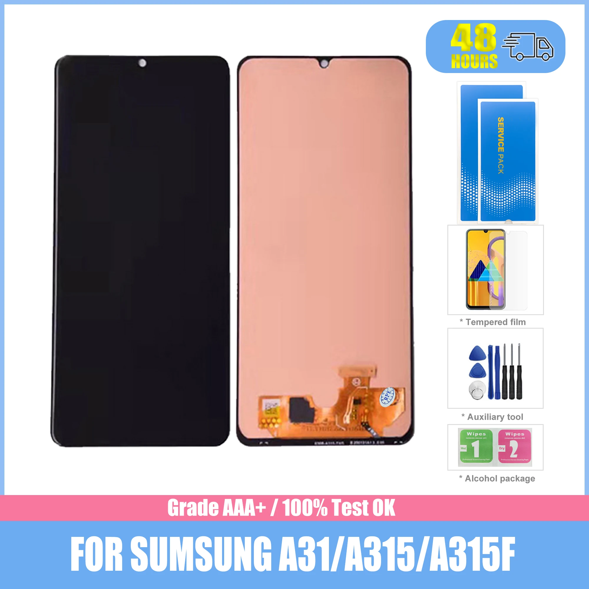 

6,4 дюймов Новый AMOLED для Samsung Galaxy A31 A315 ЖК-дисплей сенсорный экран дигитайзер ЖК-дисплей для Samsung A31 A315 Замена дисплея