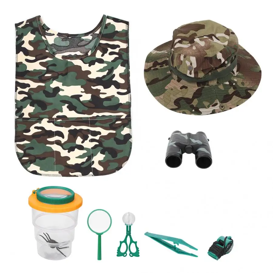 Открытый детский набор для приключений Детский бинокль пинцет ножницы