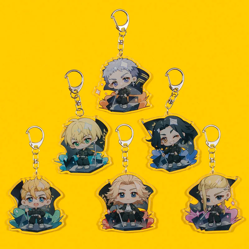 Аниме Токийский Мстители акриловые брелки для косплея мангиро Кен такичи Хината
