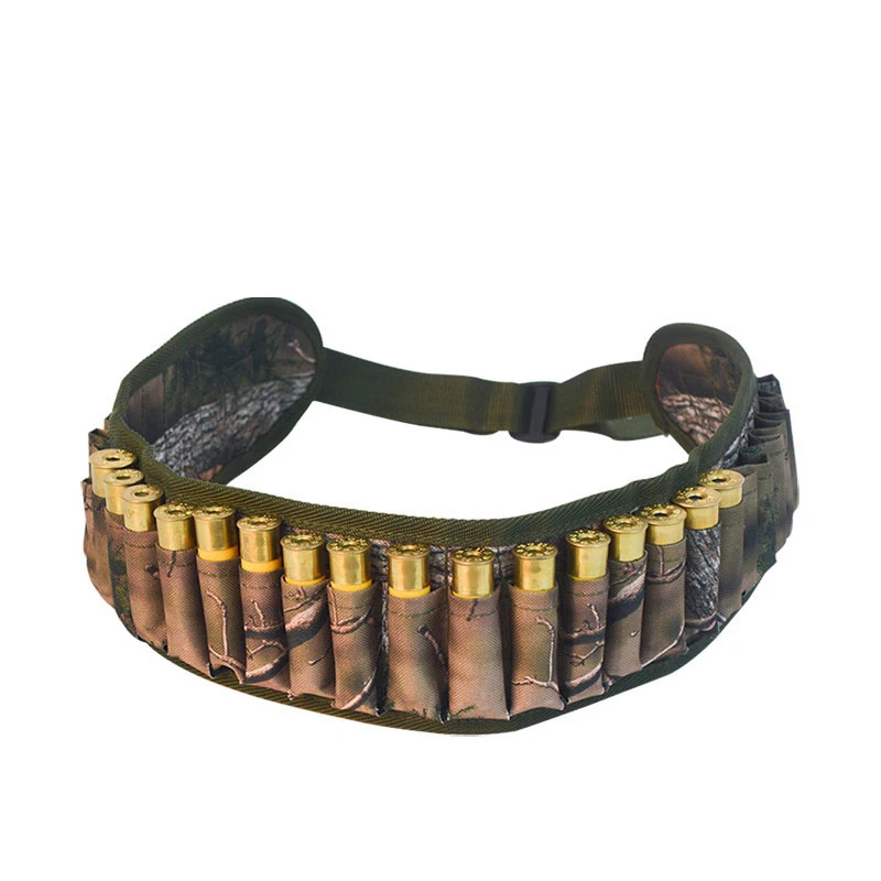 

Tactical Shell Bandolier Belt 12/20 Gauge Ammo Holder Hunting Men X294D 30 Rounds Gun Bullet Pouch Cartridge Waist Belt Bag