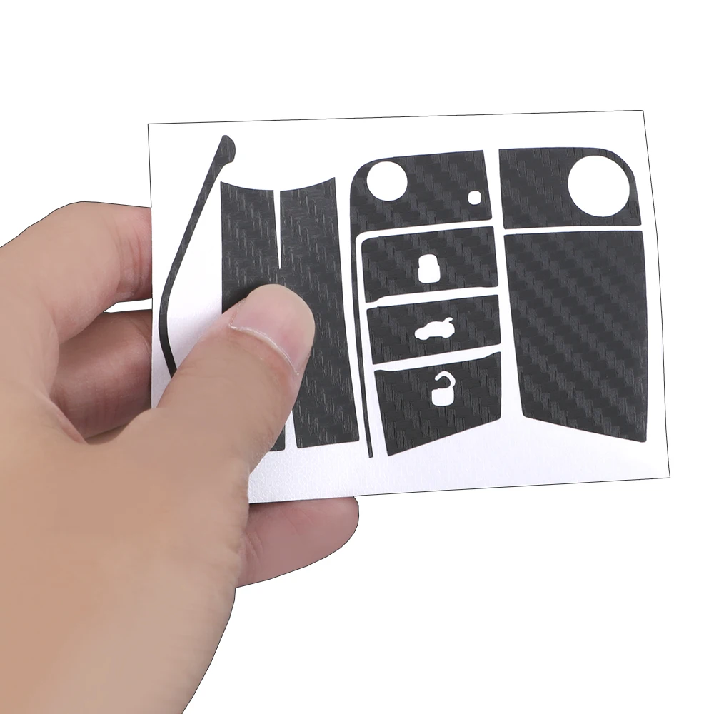 FORAUTO углеродного волокна для игры в гольф черный наклейка на ключ от автомобиля