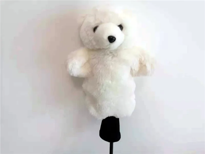 white bear Милый подарок мультяшное Животное Гольф Фарватер Вудс головной убор частный Спорт Гольф-клуб гибриды головные уборы для мужчин и женщин - Цвет: white bear