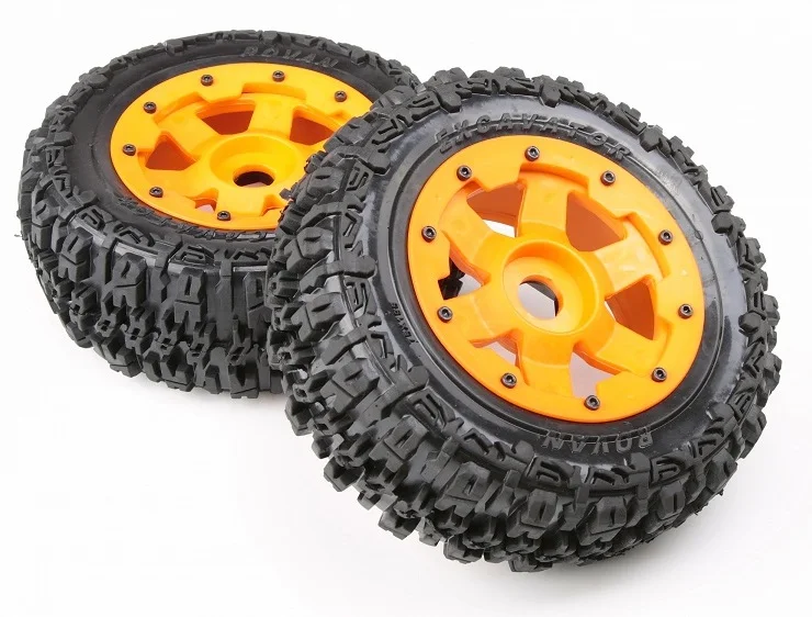 Heavy Duty Front Terminator Nylon Wheels (2 )for HPI/ROVAN Baja5T King Motor T1000 RC car part | Игрушки и хобби