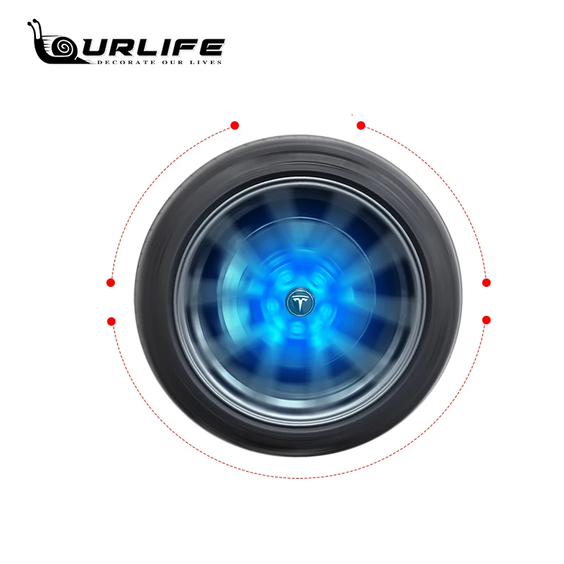 Светодиодная крышка для ступицы колеса Tesla Model 3 светящаяся Крышка 4 шт. аксессуары