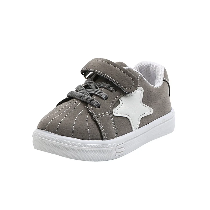 

Children's Sneakers Boy Girl Star Solid Casual Shoes Comfortable Lightweight Breathable Soft Sport Running Children's Shoes21-30