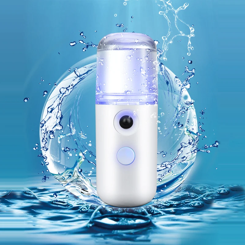 

30ML Mini Nano Facial Sprayer USB Nebulizer Face Steamer Humidifier Hydrating Anti-aging Wrinkle Women Beauty Skin Care Tools