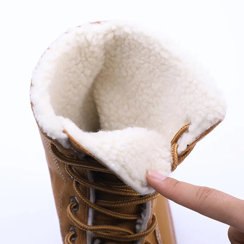 Женская зимняя обувь замшевые теплые зимние ботинки женские водонепроницаемые