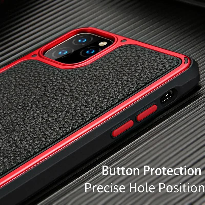 Чехлы из натуральной кожи в стиле милитари для iphone 11 Pro max XR XS X 6 6S 7 8 plus роскошный