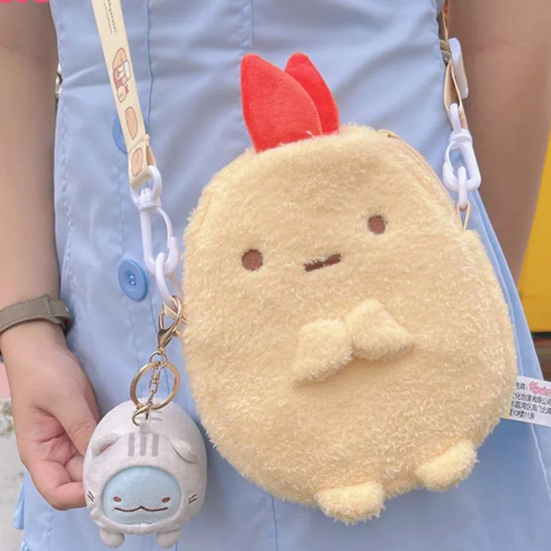 

Kawaii Sumikko Gurashi San-X угловая плюшевая игрушка мультяшный угол био сумка на плечо сумка плюшевый пингвин Кот Медведь кукла дети девочка подарок