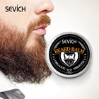 Бальзам для бороды Sevich 30 г, натуральный кондиционер для роста бороды, органический воск для усов для бороды, гладкий уход за бородой