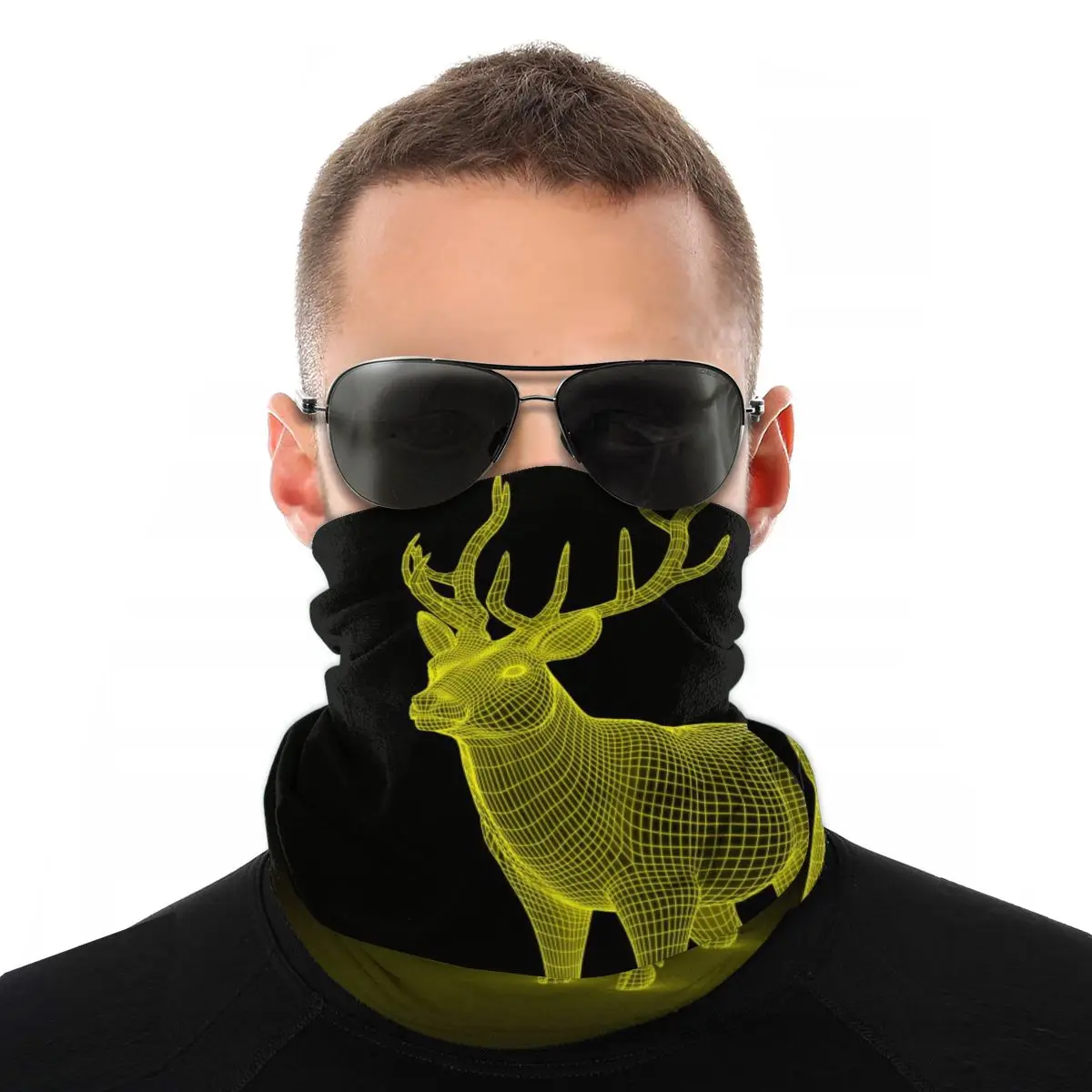 

Deer Animal Magic Scarf Neck Face Mask Men Women Fashion Tube Mask Balaclava Bandanas Dustproof Headband Biking Hiking