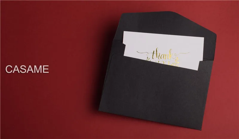 Конверты бумажные черно белые в винтажном Европейском стиле 10 шт./лот