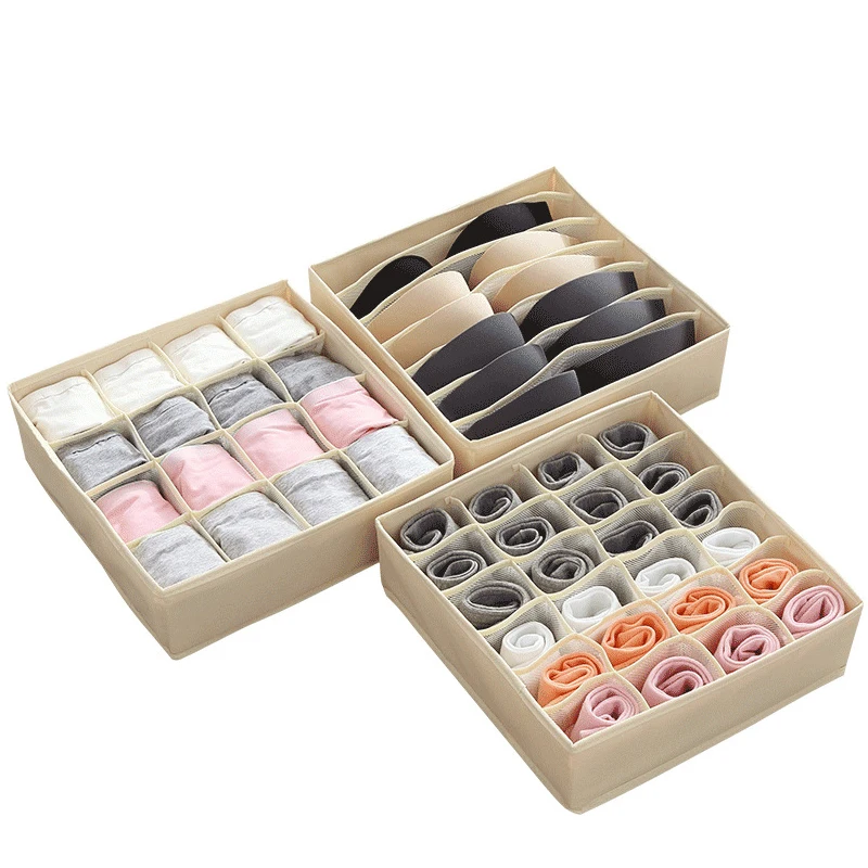 Для Хранения нижнего белья бюстгальтеров коробка Водонепроницаемый Orangizer