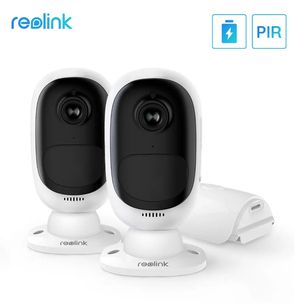 Reolink Argus 2 два аккумулятора WiFi камера IP 1080P Full HD наружная внутренняя безопасность