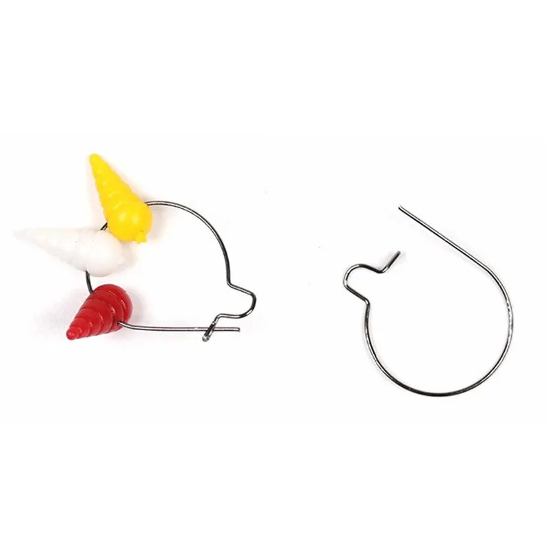 

20PCS S / M / L Blunt Tip Carp Fishing Maggots Clip For Bait Ring Rigs Hook Terminal Coarse Tackle Maggots Clips