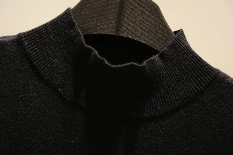 Большие размеры вязаные платья для женщин модное и повседневное осенне-зимнее