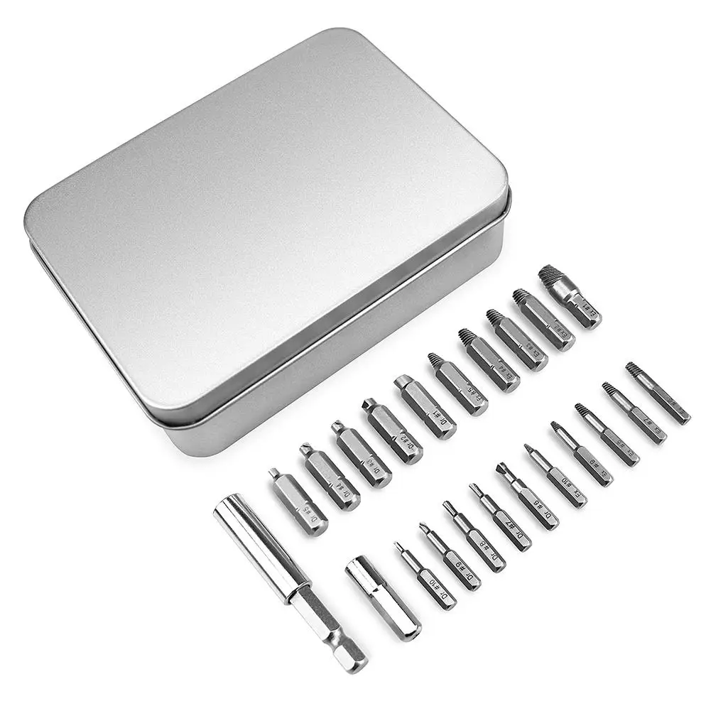 

22 шт. электрическая отвертка шестигранных бит прочный удлинение винтовой держатель хром-ванадиевая сталь Сталь Установка комплектующий на...