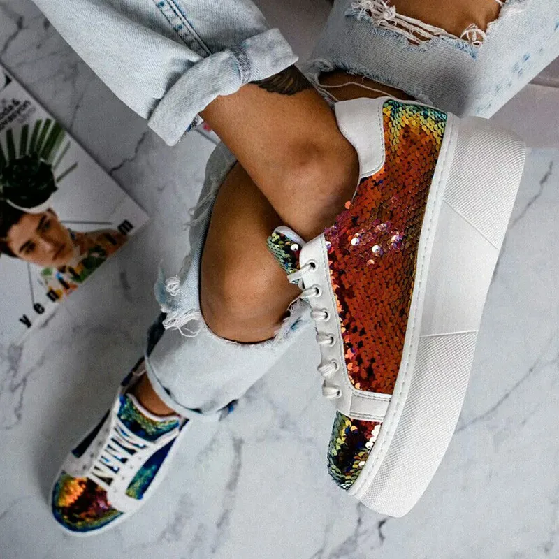 Женские кроссовки на толстой подошве с вулканизированной подошвой 2499 Вт | Обувь