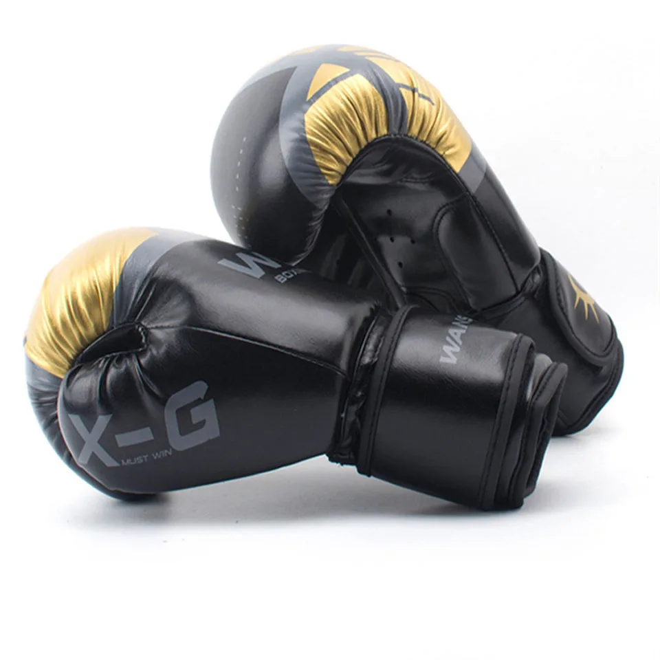 GOBYGO кик Боксерские перчатки для взрослых детей ПУ Каратэ Муай Тай Guantes De Boxeo Free Fight
