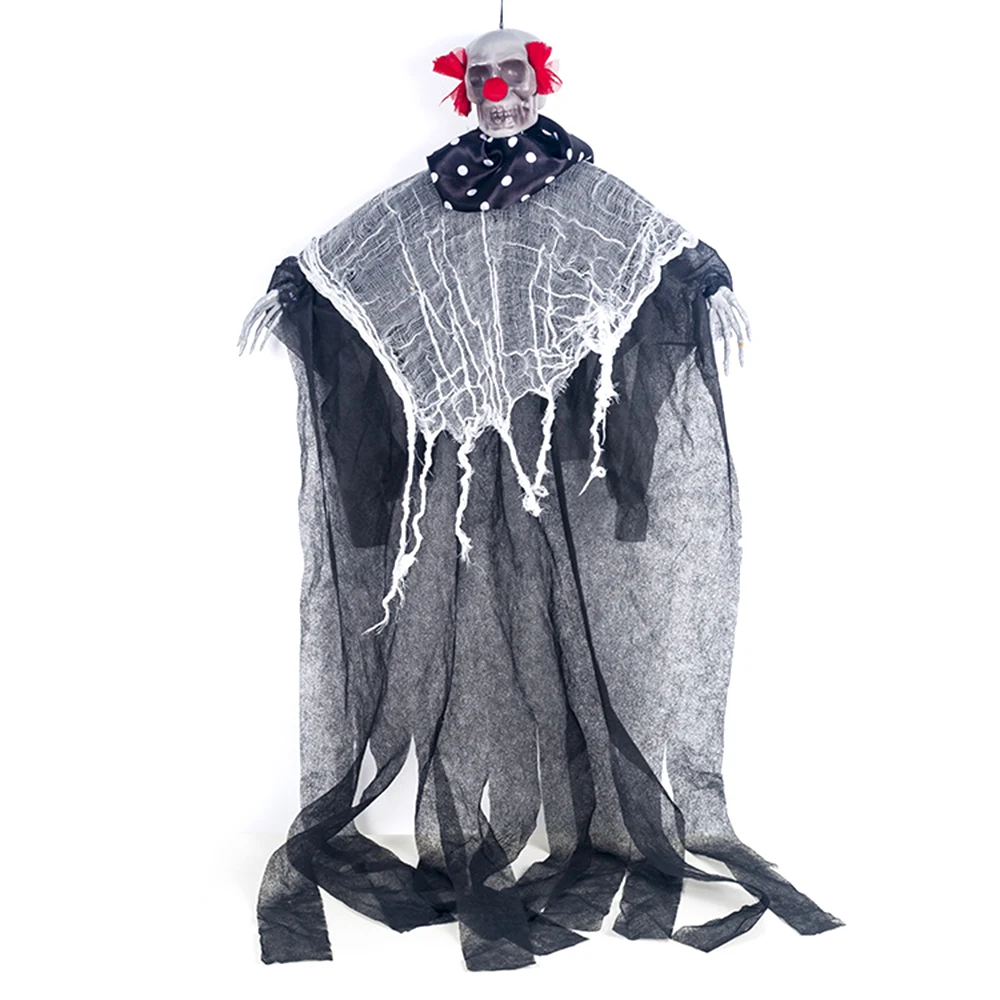 Новый жуткий скелет лицо Висячие призрак украшения-ужастики для хеллоуина дом с