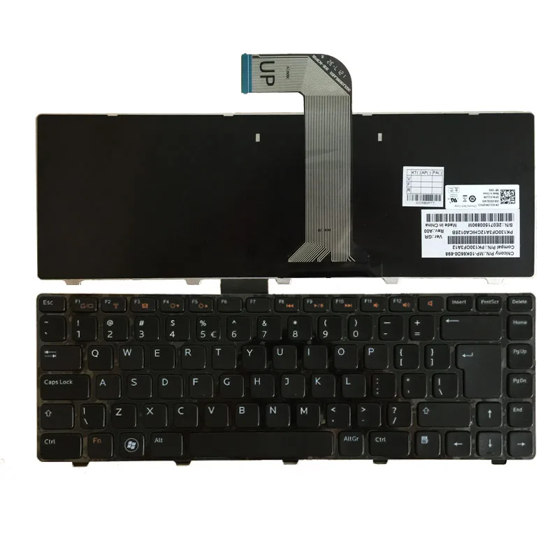 Новая клавиатура UI для ноутбука Dell Inspiron 15R 5520 7520 0X38K3 65JY3 065JY3|keyboard for dell|laptop keyboardkeyboard