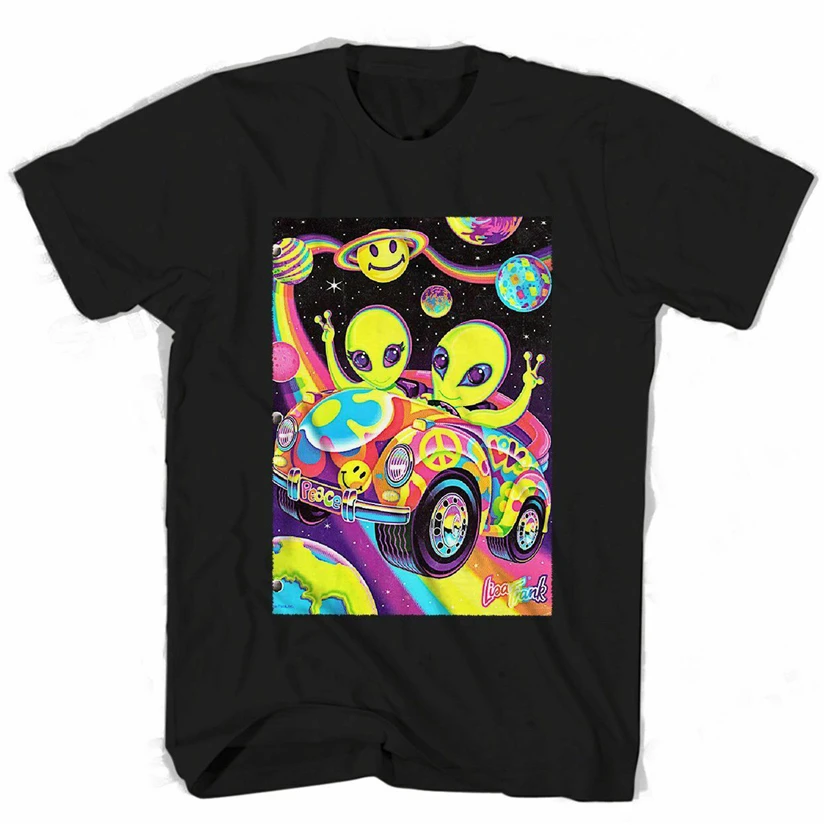 Новинка Lisa Frank Alien Man женская футболка США Размер S M L XL 2XL 3XL Ha1 подростковый Поп Топ