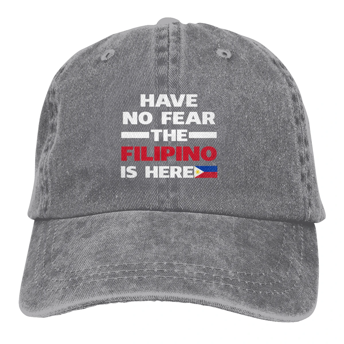 

The Filipino Is Here Hats for Men Women Adjustable Sun Hats Vintage Trucker Hat