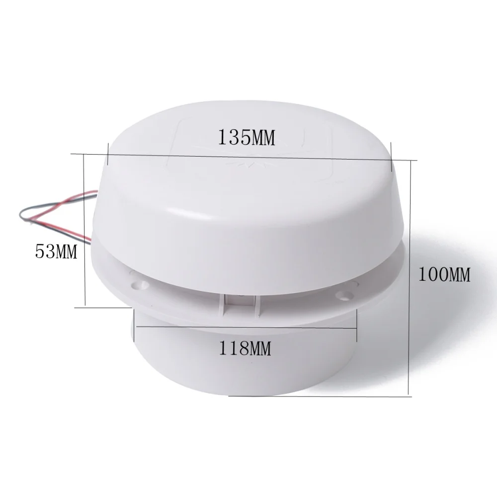 

12V Volt RV Roof Air Vent Mute Fan Camper Mushroom Shape Design Circular Durable for Rv Commercial Vehicle Yacht White