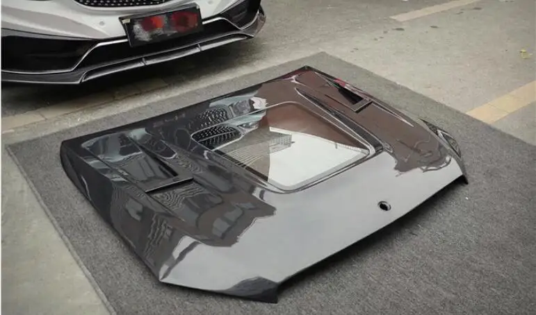 Углеродное волокно высокая термостойкость прозрачное стекло переднего бампера