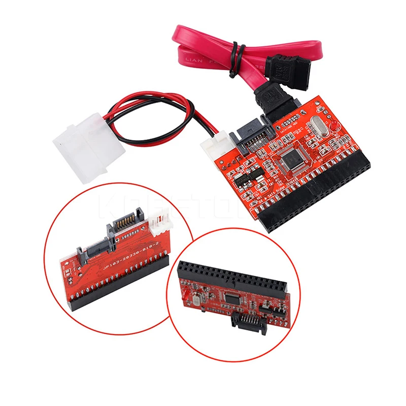 Адаптер 2 в 1 с SATA на IDE адаптер конвертер 5 дюйма 133 100 HDD CD DVD последовательный 40 Pin |