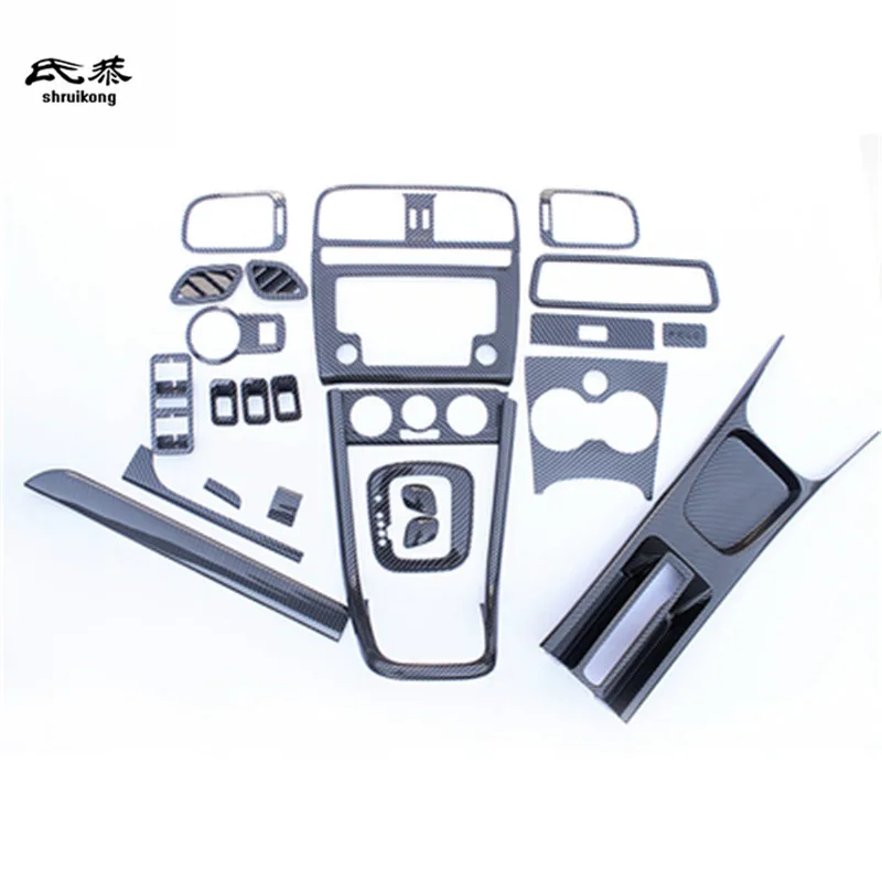 

1Lot ABS Carbon Fiber Grain Inside Decoration Cover for 2014-2018 Volkswagen VW POLO 6R 6C Car Accessories