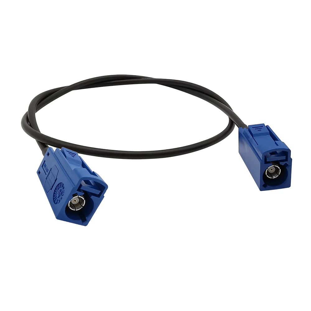 Радиочастотный коаксиальный Удлинительный кабель RG174 30 см двойной Fakra C гнездовой