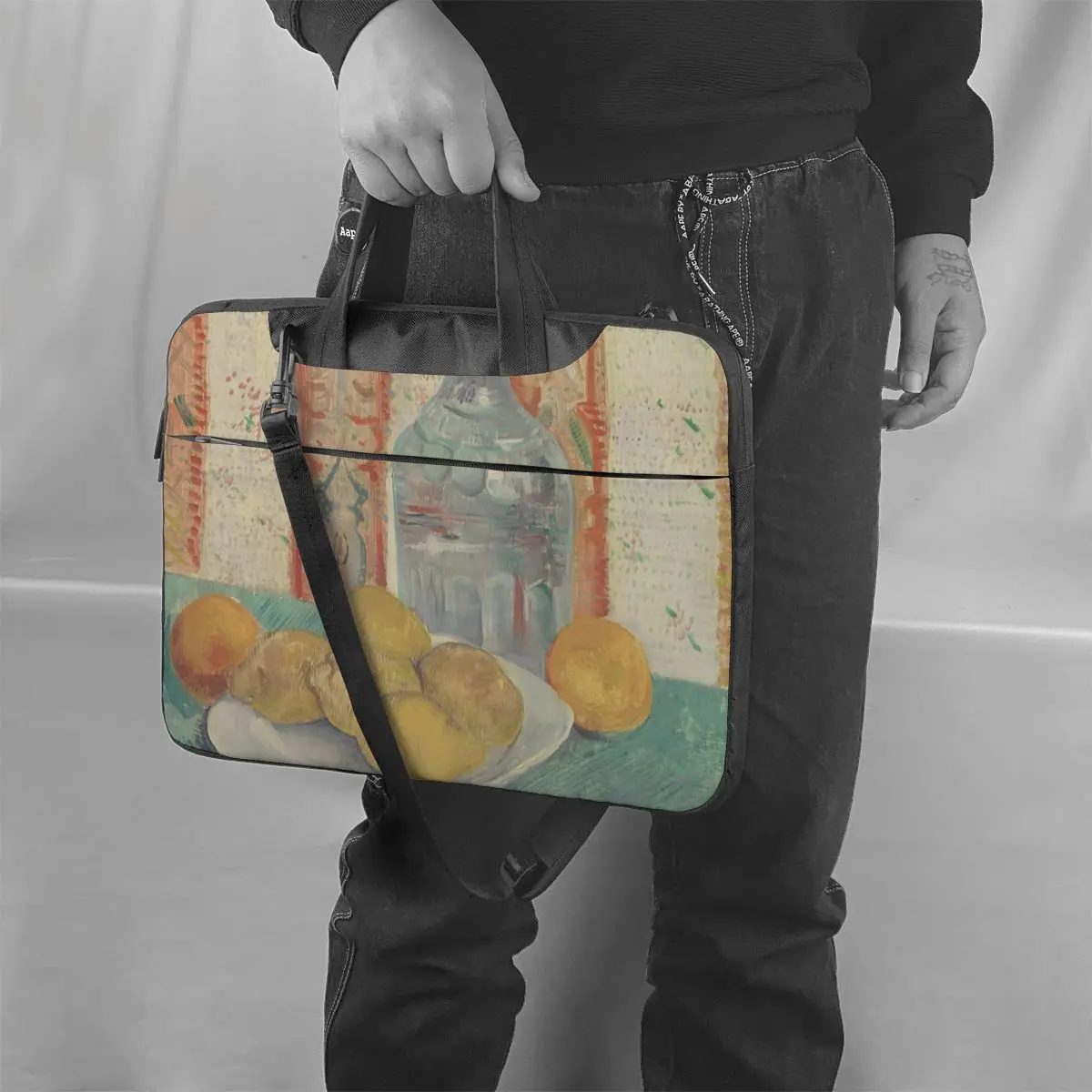 

Pear Laptop Bag Case Carry Kawaii Computer Bag Bicycle Crossbody Laptop Pouch