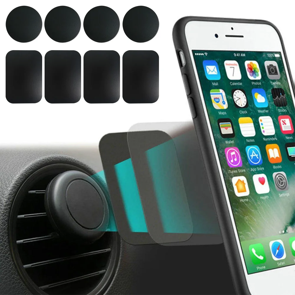 

Подставка для телефона с магнитным диском, магнитная металлическая пластина, автомобильный держатель для телефона, металлическая пластина...
