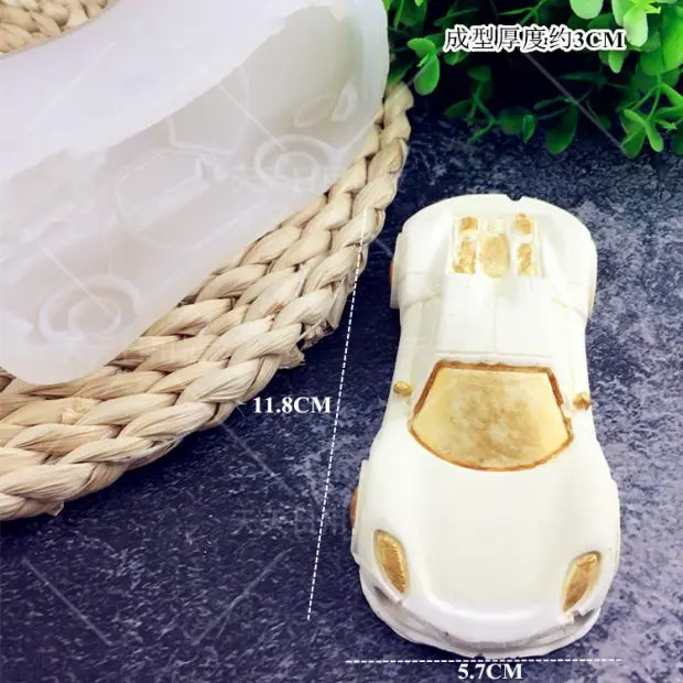 Панда обезьяна автомобиль помадка силиконовые формы для торта Форма капкейков