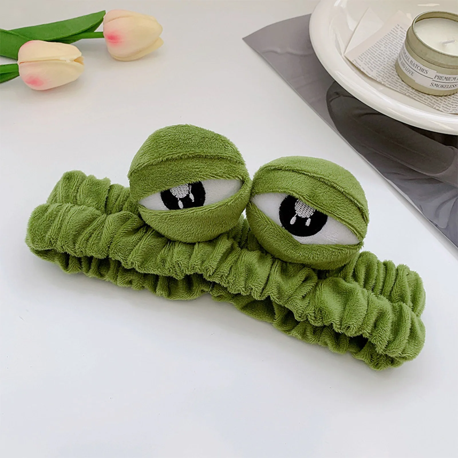 Забавная креативная 3d маска для глаз Pepe The Frog Sad Обложка зеленая фотомаска сна