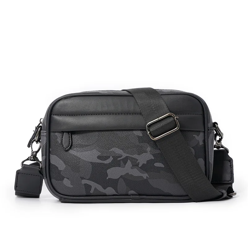 

2021 New Camouflage Shoulder Bag Men Casual Fashion Square Crossbody Bag Men's Messenger Bag Small Flap Single Shoulder Bag Male